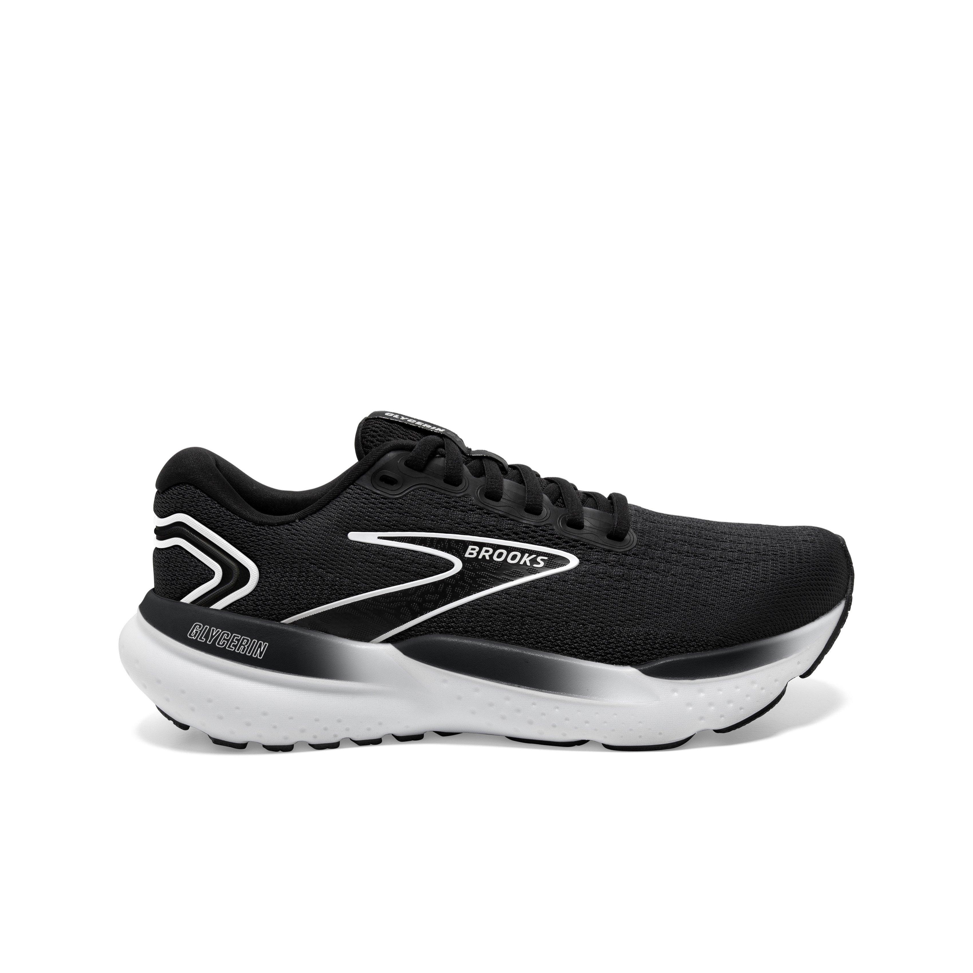 Brooks Glycerin 21 Black Grey White Women s Running Shoe Hibbett